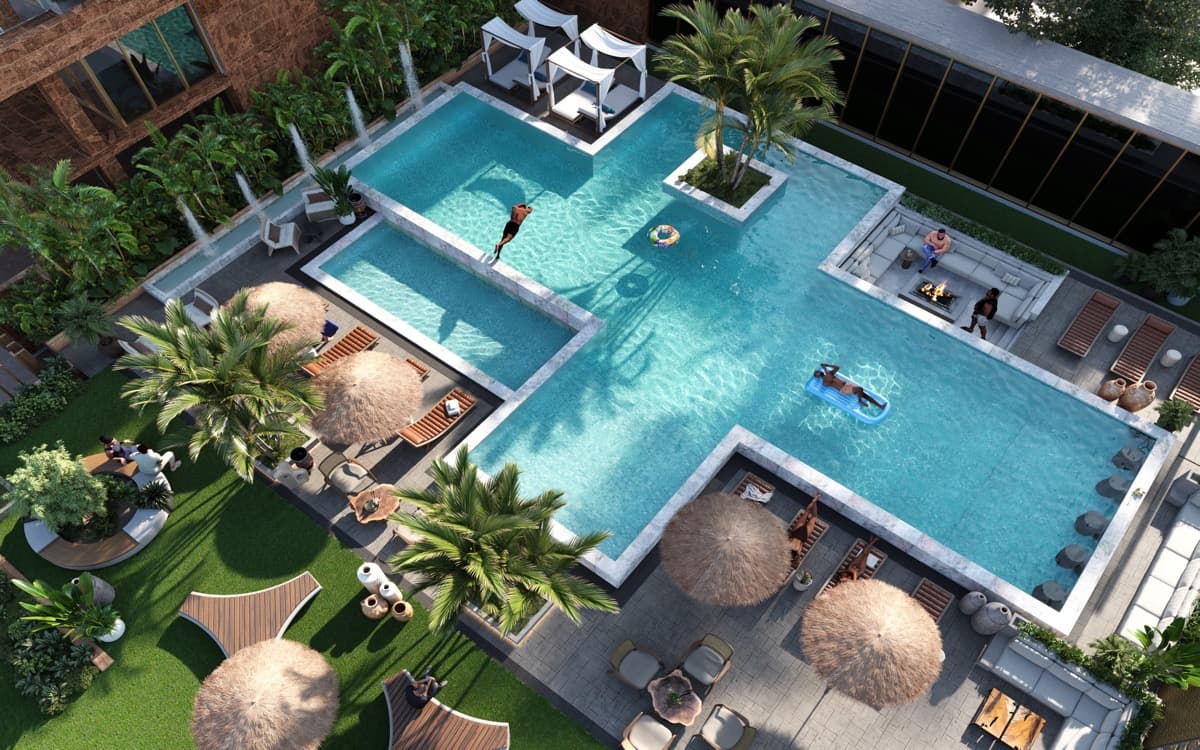 Resort-Style Pool Area